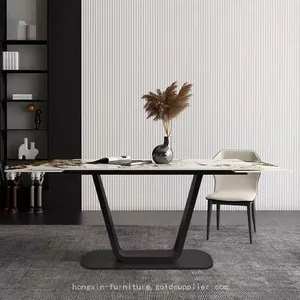Dining Area With Extendable Table Designs thumbnail-2
