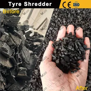 Brand New Tyres Recycling Line Double Shaft Crusher Big Tire Shredder Machine for Waste Car Tire thumbnail-4