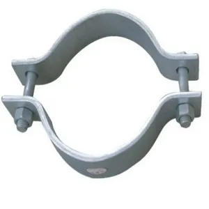 Hot Dip Galvanized Flat Iron Clamps, Clamps, Power Fittings, Single Suspension Clamps, Communication Equipment, Galvani thumbnail-4