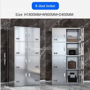 Food Grade 304 Stainless Steel Locker — Washdown Rated for HACCP Food Processing Changing Rooms thumbnail-4