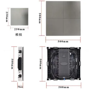 Indoor P2.5 P3.91 SMD Interactive LED Video Display Tiles LED Screen Dance Floor for Mall Interactive Dance Floor Tile thumbnail-4