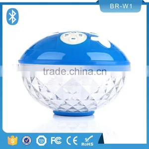 High Quality Stereo Waterproof Pool Floating Speaker With Six Light Shows thumbnail-4