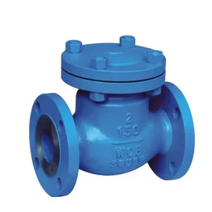 ANSI 6'' 8 in 150LB 300# WCB Cast Steel Flange Swing Check Valve thumbnail-3
