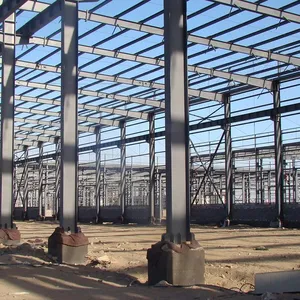 Prefabricated Steel Structure Logistics Warehouse Workshop Industrial Building Commercial Building Steel Structure Warehouse thumbnail-2