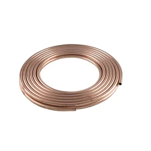 1/4 3/4 Copper Tube / 5/16 Copper Pipe for Refrigerator Copper Pipe Price thumbnail-3