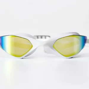 Larger Hybrid Small Swim Goggle Adults Anti-Fog Uv Protected Waterproof Mirror Coating High Definition Lens thumbnail-1