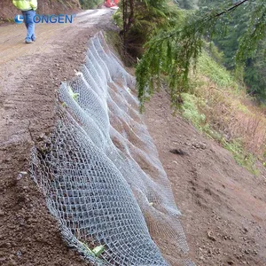 Rockfall Netting G80 4.6 High Performance SNS Flexible Slope Stabilization Wire Mesh Prevent Shallow Sliding and Landslides thumbnail-6