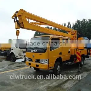 2014 Good Price Dongfeng Crew Cab 14M Hydraulic Lift Platform Truck thumbnail-2