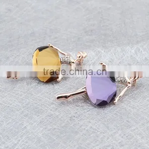 Dancing Girl Cheap Vintage Rhinestone Brooch Multicolor Skirt Brooch thumbnail-4