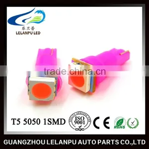 T5 5050 1SMD LED 12V Colorful Car Lamp High Quality Led Auto Lamp LED Lighting thumbnail-1