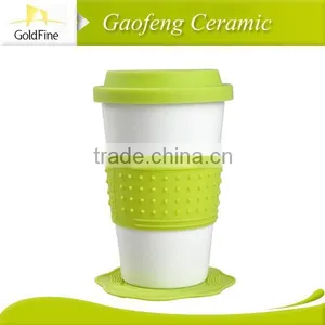 11oz Ceramic Double Wall Coffee Cups Without Handle&thick Wall Coffee Cups thumbnail-1