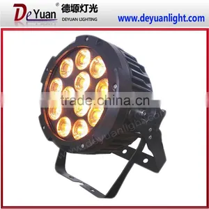 12pcs 12w Outdoor Par Led Par 64 Rgbwa uv Led Par Light Dmx Stage Lighting thumbnail-2