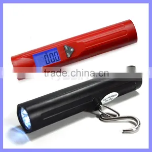 30LM High Brightness LED 2 in One Function Practical LED Torch Luggage Scale thumbnail-1