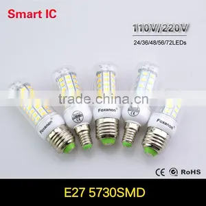 7W 12W 15W 20W 25W LED E27 Light 220V 110V Samsung 5730 Smart IC Chip LED E14 Led Corn Bulb Lampada Led Lamp For Home Lighting thumbnail-1