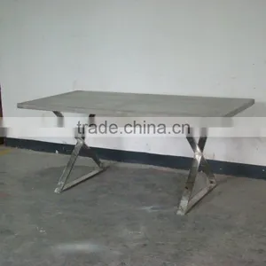 Industrial Metal Home Furniture Dining Table thumbnail-1