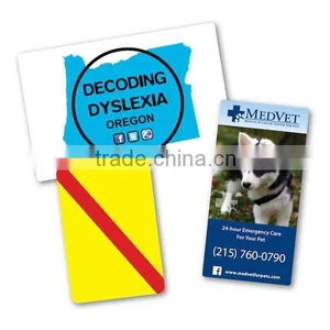 Rectangle Customizable Outdoor Magnet, 1.5" x 3" thumbnail-1