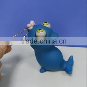 Rolling Eyes Lovely Dolphin Keychain thumbnail-1