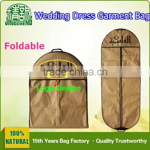 Non Woven Material Wedding Dress Garment Bag /Suit Garment Bag thumbnail-5