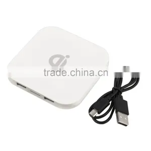 Q8 QI Wireless Charging Pad 2 USB Port Splitter HUB Charger Pad For Phoneest Wholesale thumbnail-1
