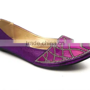 2016 Latest Shining Diamond Women Flat Shoes in Stock thumbnail-3