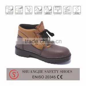 Basic Action Genuine Leather Steel Toe Safety Shoesa(sj9022-1) thumbnail-1