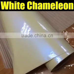 Highest Quality Chameleon White to Blue Car Sticker With Air Free Bubbles 1.52*20m/roll thumbnail-1
