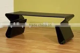 High Quality Black Acrylic Coffee Table and Living Room Table thumbnail-1