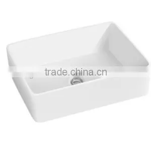 Ceramic Rectangle Shape Bathroom Sink thumbnail-1