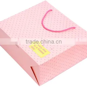 Fancy Folded Die Cut Handle Offset Printing Kraft Paper Bag thumbnail-5