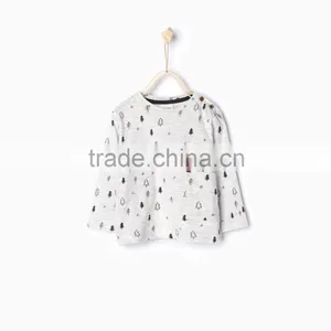 Boy's Combed Cotton Thirt With Printing thumbnail-3