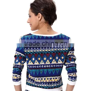 2016 Fashion Woman Autumn/Spring Colors Long Sleeve Women Tops thumbnail-2