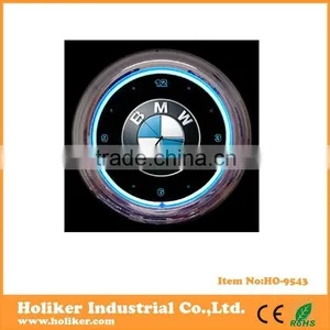 Decorative Plastic Neon Light Clock thumbnail-1