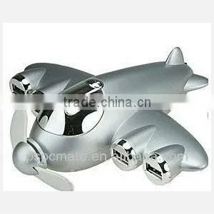 Plane Shape USB HUB With Fan thumbnail-1