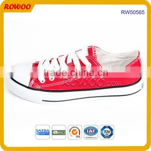 Popular Woman Casual Shoes Women Flat Canvas Shoes China Canvas Vulcanized Shoes thumbnail-2