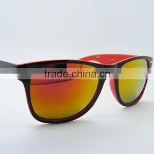 Taizhou Duqiao Factory Gold Mirror Lenses Sunglasses WithPC Farme thumbnail-3