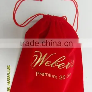 Customized Velvet Bags and Pouches With Falp,hot Stampinglogo thumbnail-2