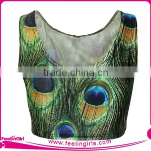 Factory Price Fancy Wholesale Summer Crop Tops Fancy thumbnail-4