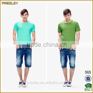Hot Sell High Quality Man T-shirt PolyesterSpandex Single Jersey O-neck t Shirts With Cheap Price thumbnail-2