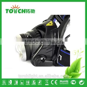 Super Bright Headlight Rechargeable 2000 Lumens XM-L T6 LED Headlamp Zoomable Adjustable Focus Head Light Lamp thumbnail-5