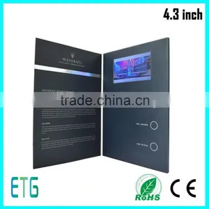 Hardcover Invitation Card Lcd With 2GB Memory thumbnail-3
