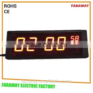 Light Sensor Led Kitchen Clock With Second thumbnail-1