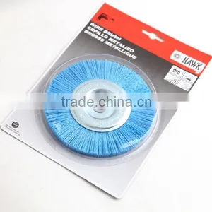 Nylon Wire Wheel Brushes Packed on Display Cards, Diameter 150mm or 6" thumbnail-1