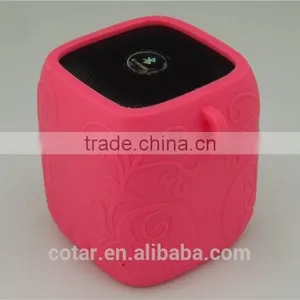 2015 Best-Sale Waterproof Mini Bluetooth Speaker With Hand Free Function Red Color thumbnail-3