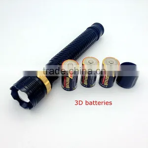 1W Powerful Led With 3D Batteries Zoom Adjustable Flashlight thumbnail-5