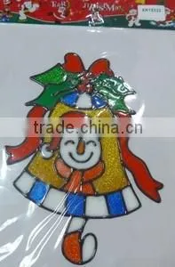 Snowman Christmas Window Sticker,cheap Christmas Removable Sticker thumbnail-4