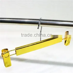 Rubber Coated Pant Hanger/electroplating Gold Trouser Rack thumbnail-3