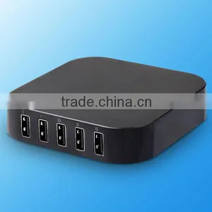 Universal Multi Port Usb Charger With EU/US/ UK Plug for Smartphone thumbnail-1