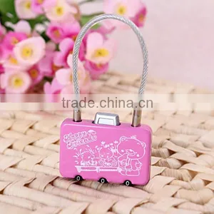 2015 Popular Design Zinc Alloy Adjustable Cable Lock thumbnail-2