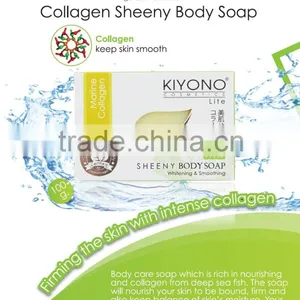 "KIYONO" COLLAGEN SHEENY BATH BODY SOAP FOR SMOOTH AND BRIGHTEN SKIN 100 g. thumbnail-2