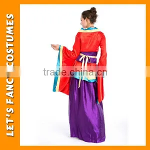 PGWC2474 Wholesale Sexy Red Long Sleeve Long Dress Halloween Kimono Costume thumbnail-3